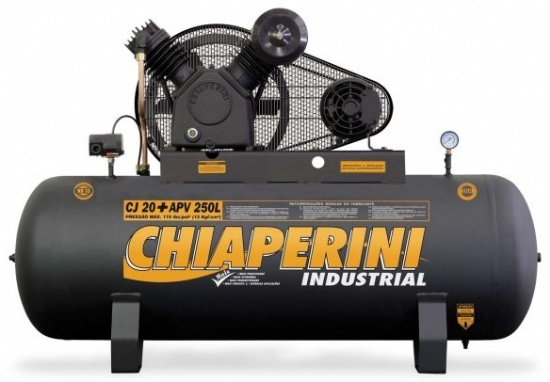 Compressor de Pisto Alta Presso CJ 20+ APV 250L Chiaperini