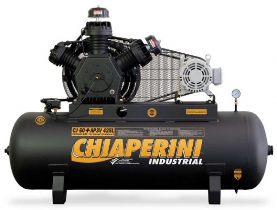 Compressor de Pisto Alta Presso CJ 60+ AP3V 425L Chiaperini
