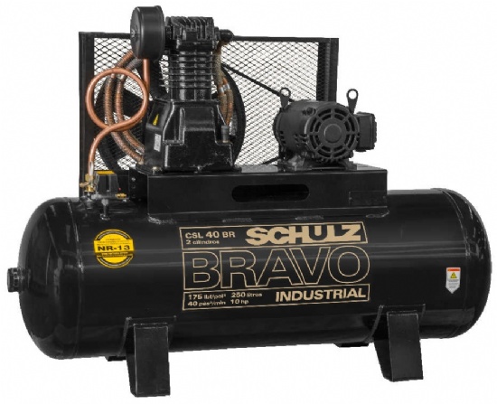 Compressor de Pistão Bravo CSL 40BR/250 Schulz