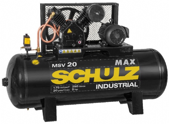 Compressor de Pistão Max MSV 20/250 Schulz