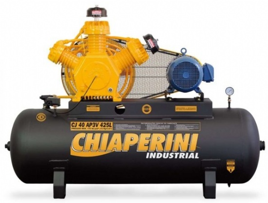 Compressor de Pistão Alta Pressão CJ 40 AP3V 425L Chiaperini