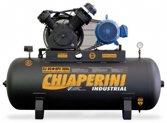 Compressor de Pistão Alta Pressão CJ 40+ APV 360L Chiaperini