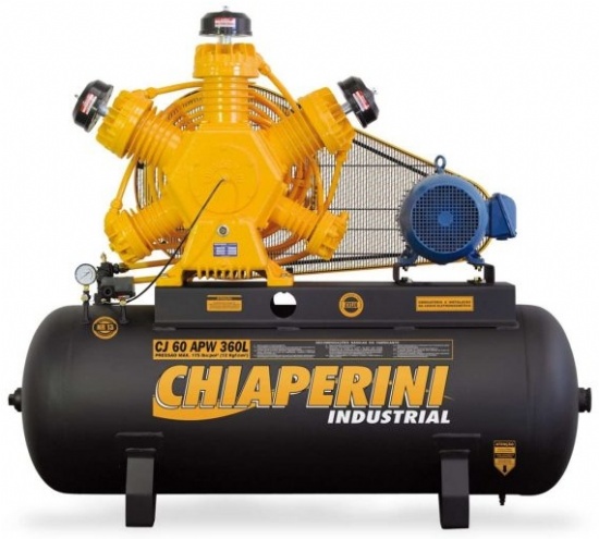 Compressor de Pistão Alta Pressão CJ 60 APW 360L Chiaperini